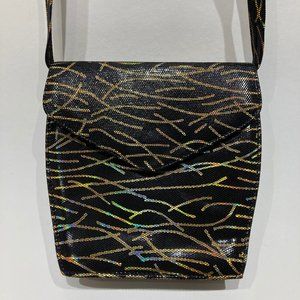 BLACK AND GOLD PURSE